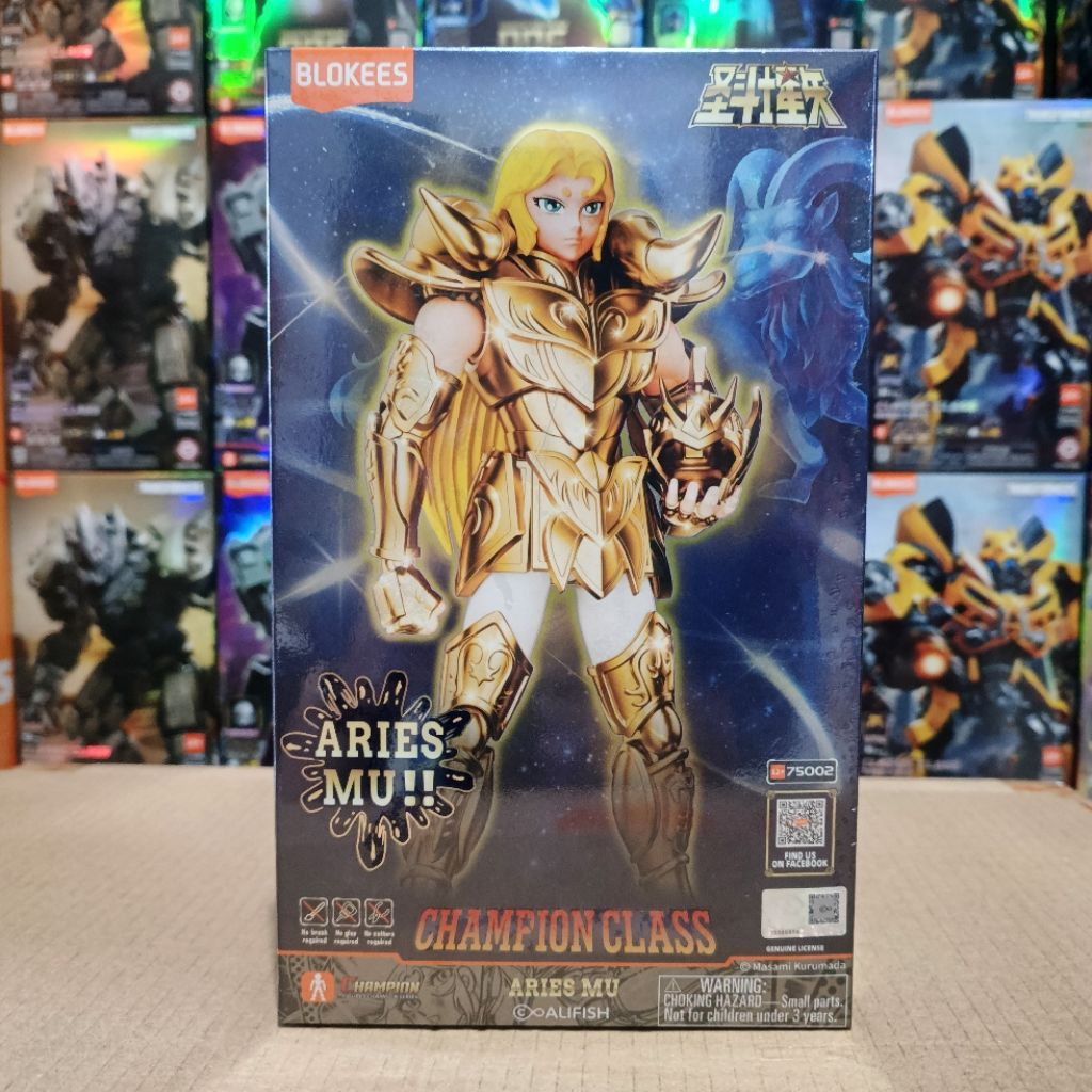 Blokees Saint Seiya Champion Class Aries Mu 75002 - Blokees Figures Saint Seiya CC 01