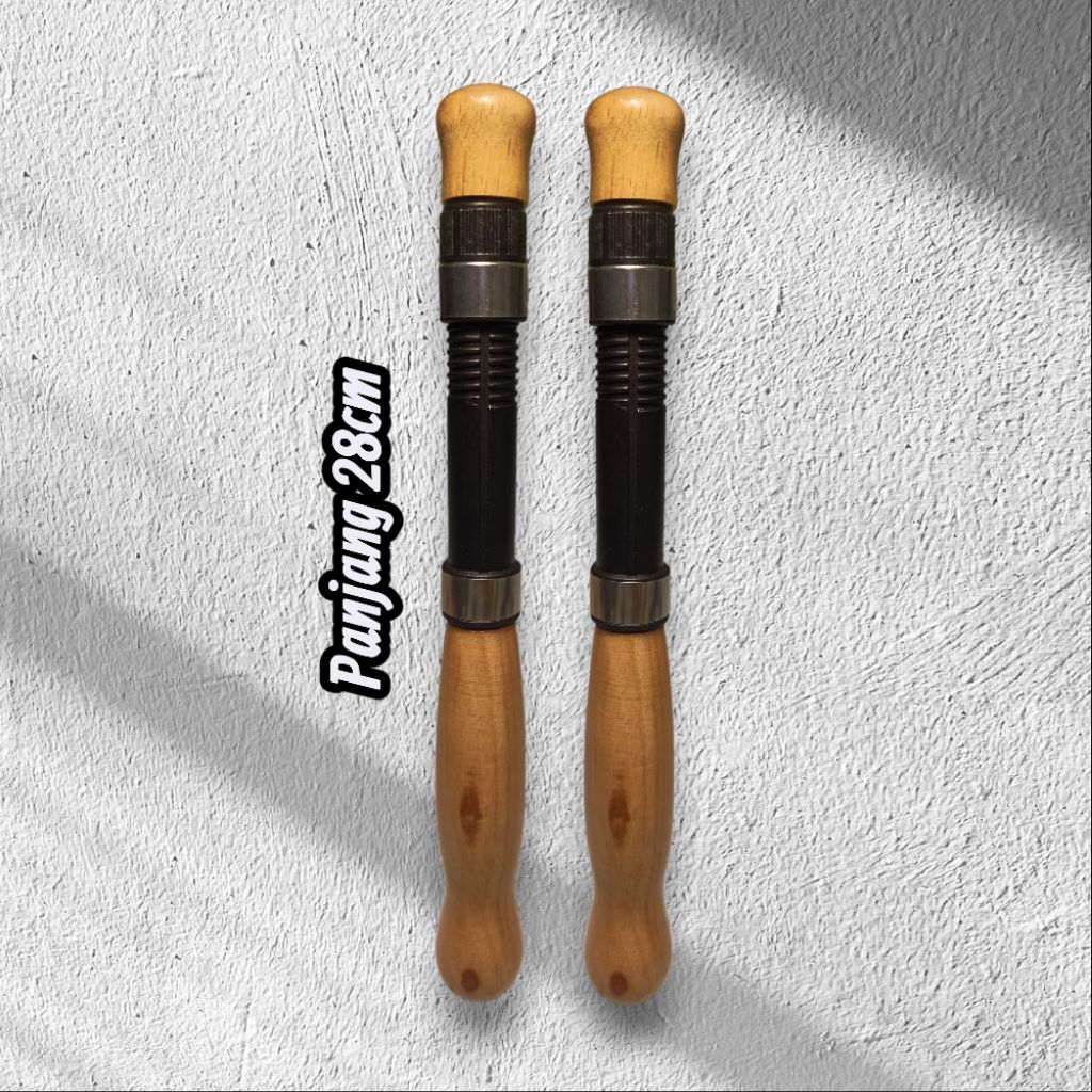 Gagang Joran pancing kayu custom panjang+Reelseat 28cm