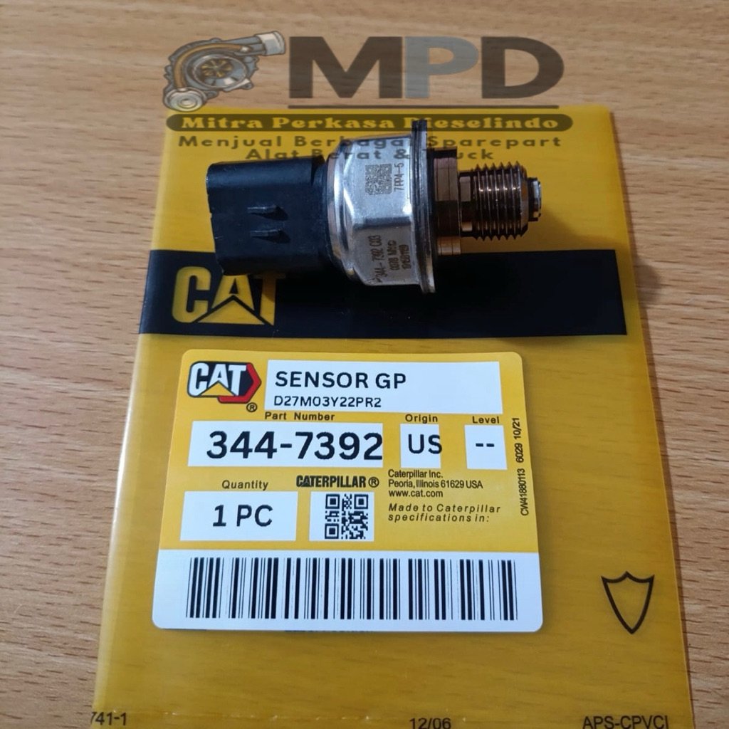 Sensor Pressure CAT 320D2 E320D2 Sensor Press 344-7392 3447392