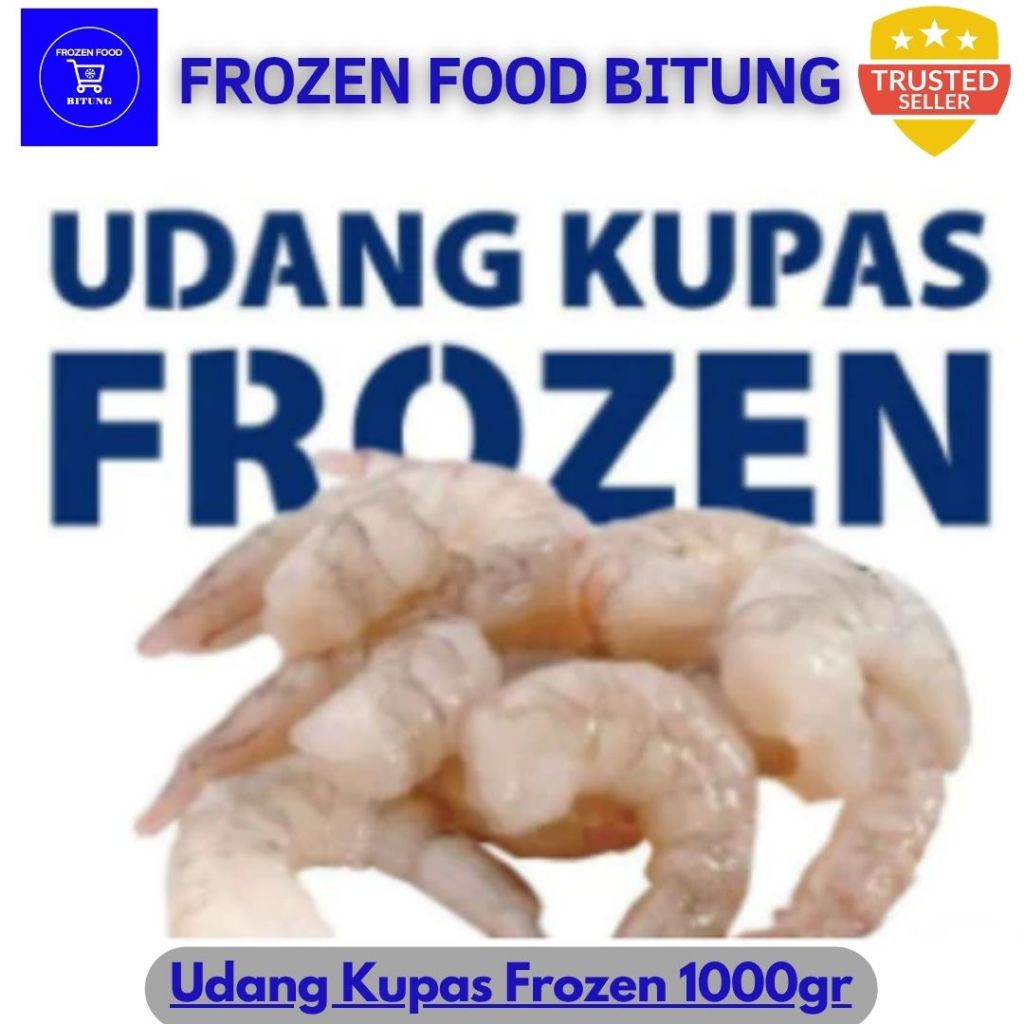 Udang Kupas Frozen 1000gr - Frozen Food Bitung