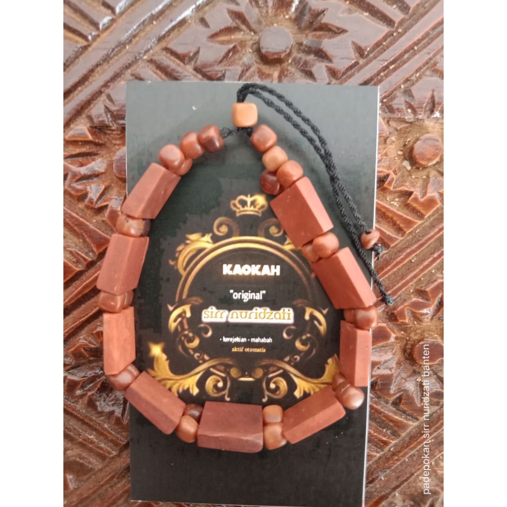 gelang kaokah motif by sirr nuridzati hikmah