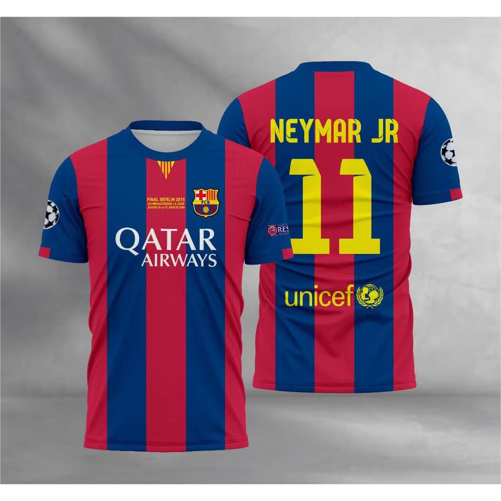 JERSEY BARCA HOME 2014 2015 SPESIAL EDITION NEYMAR JR GRATIS NAMA DAN NOMOR PUNGGUNG