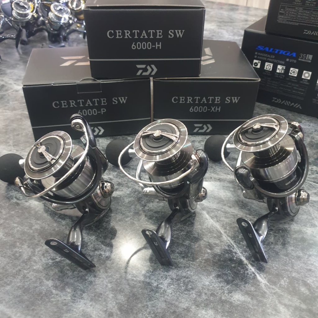 REEL SPINNING DAIWA CERTATE SW 24 5000 & 6000