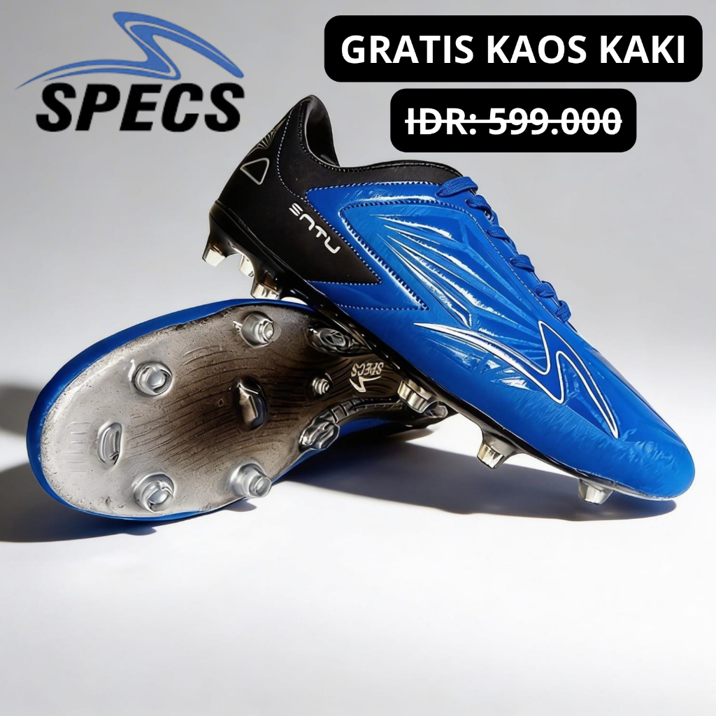 Sepatu Bola Specs Accelerator Satu Pro in Elite White Gold Murah Kualitas Premium