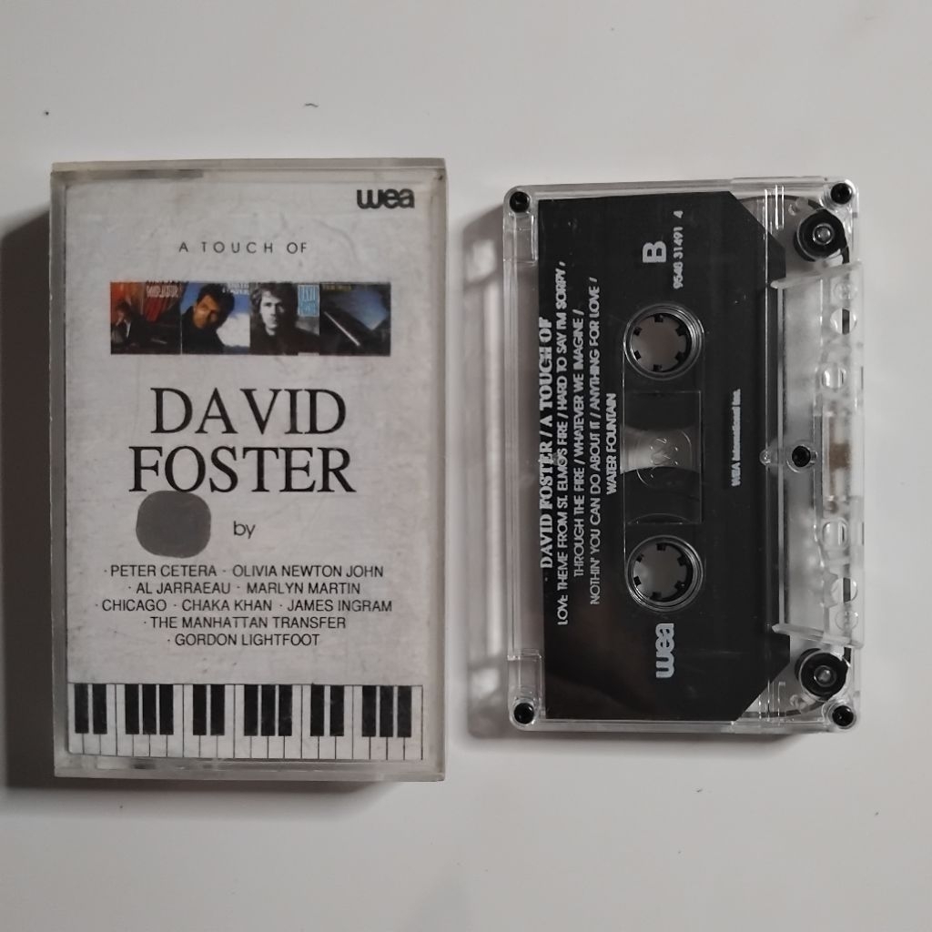 Kaset A Touch Of David Foster Peter Cetera Olivia Newton John Al Jarreau Chaka Khan James Ingram Man