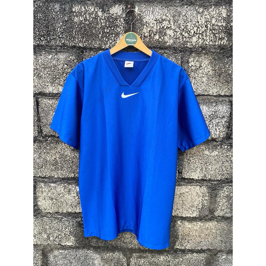 jersey Center Centang Vtg Biru