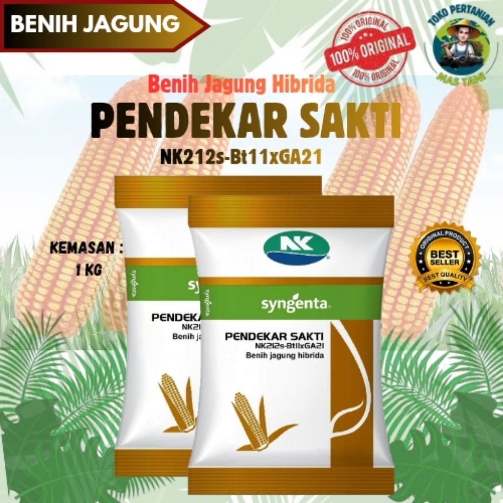 Benih Jagung Nk Pendekar Sakti | Nk 212S Sygenta - 1Kg | Tahan Gliphosat