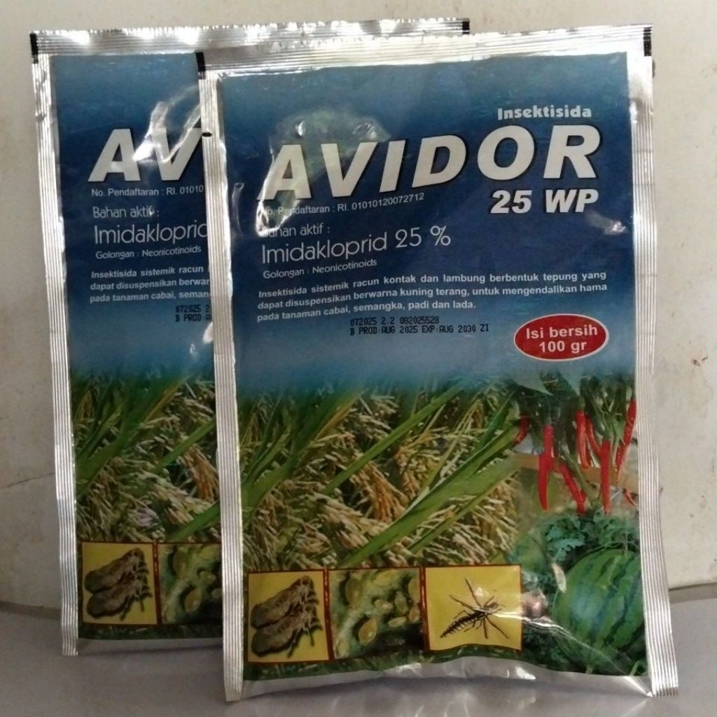 Avidor 25 WP - Insektisida Sistemik untuk Wereng, Trips, dan Kutu Daun