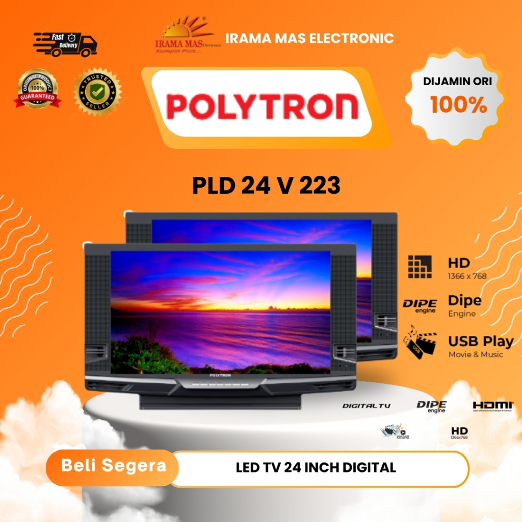 DIGITAL TV POLYTRON  24" PLD 24V223
