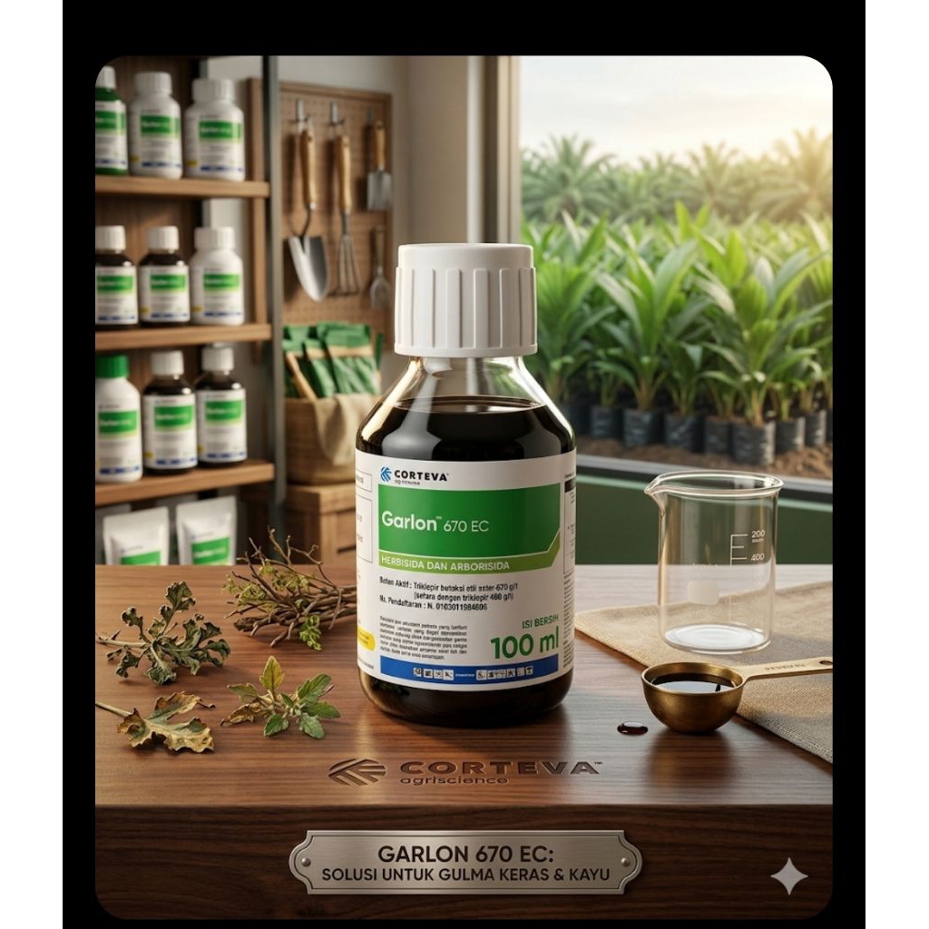 Racun kayu Garlon 100ml Original | racun kayu - Solusi Cepat Matikan Tunggak Kayu & Gulma Bandel