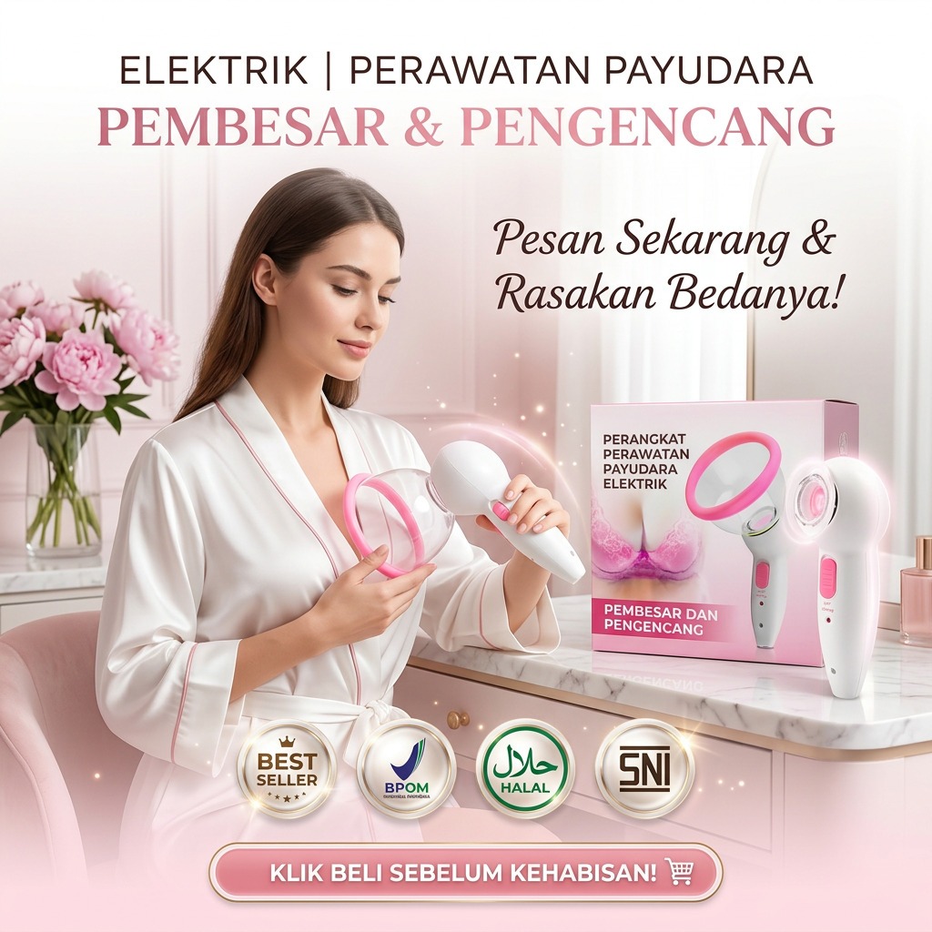 Alat Pengencang Payudara Vacum Elektrik Pembesar Dan Pengencang Payudara-Breast Pump Elektrik