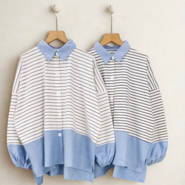 Kemeja Kaos Salur LD 140 Super Jumbo Wanita Dewasa