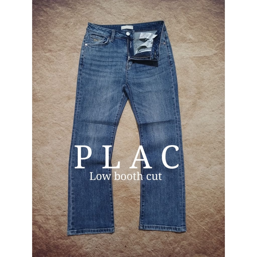 Celana jeans pria PLAC low booth cut bekas pakai
