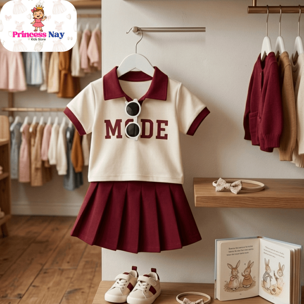 [6 Bulan - 6 Tahun] Baju Anak Perempuan Kekinian | Baju Setelan Rok Anak Perempuan Model Korean Styl
