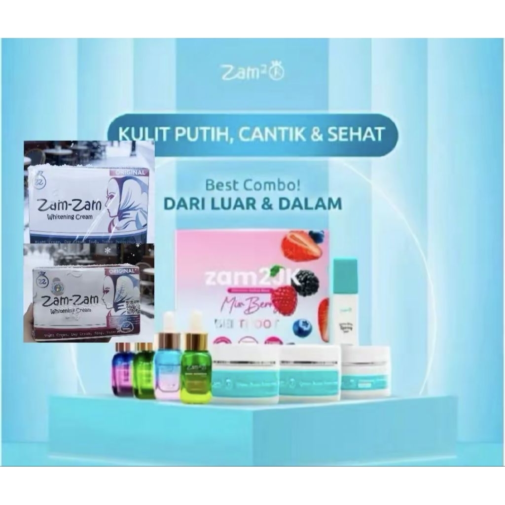 PAKET USAHA 10 PCS LJK SKINCARE PINK& BIRU