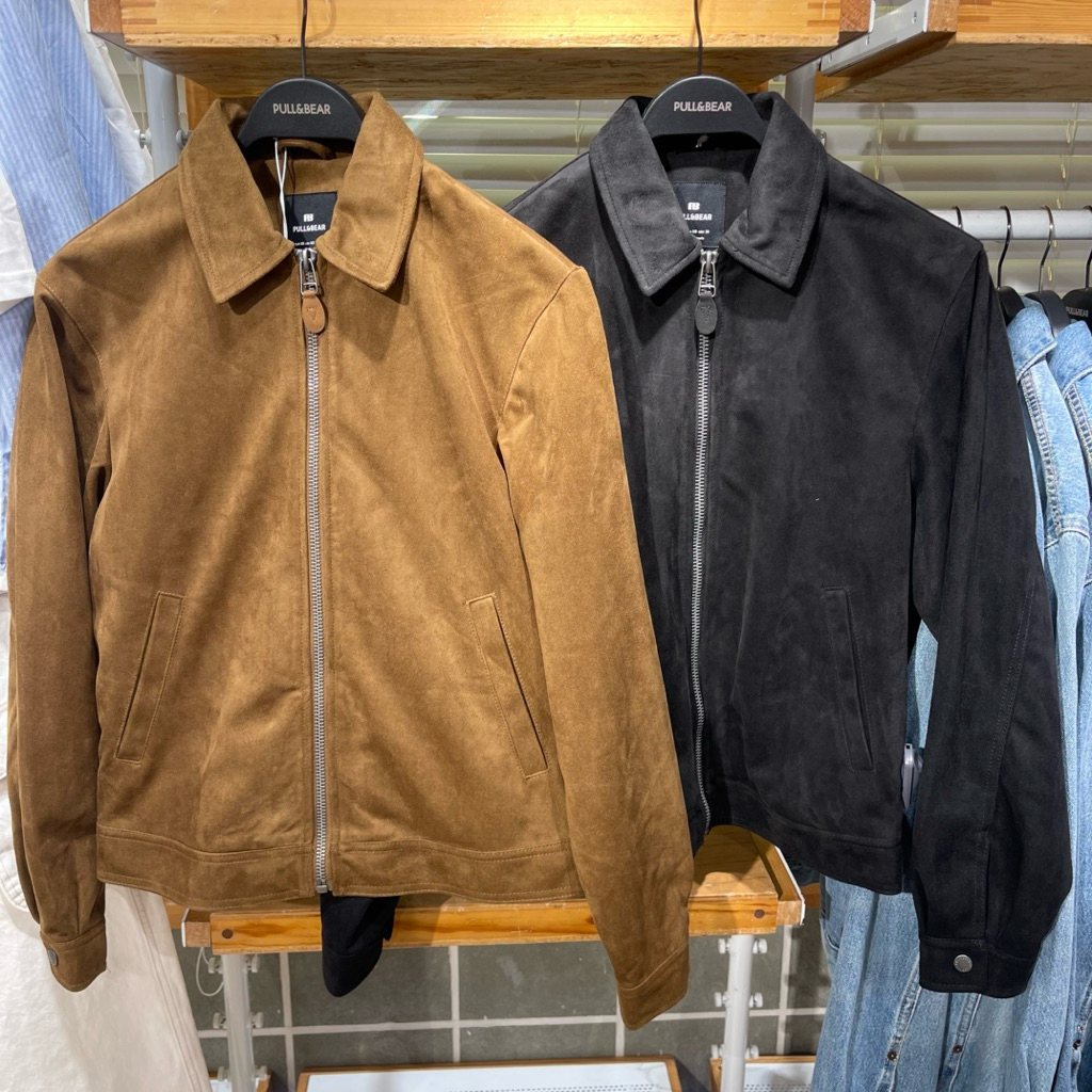 Jaket Suede PULL&BEAR MEN Jastip (jasa titip)