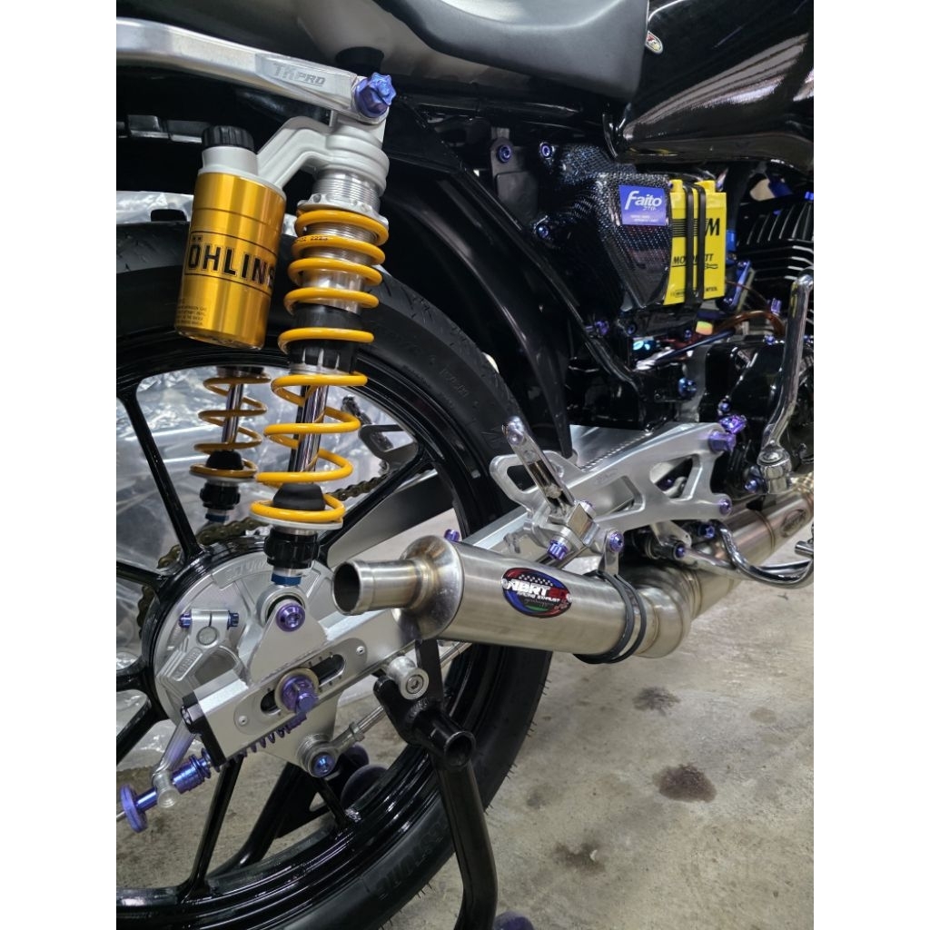 Knalpot ABRT20 Rx King Kobra Stainles ORIGINAL PABRIK ABRT20
