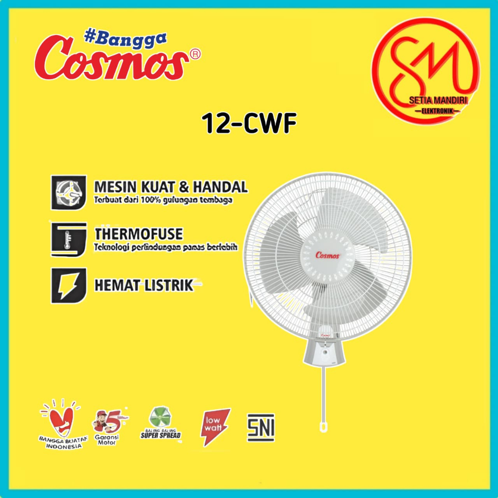 Cosmos Kipas Angin Wall Fan 12 inch  12-DWF / 12-CWF
