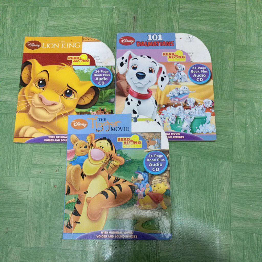 buku Disney THE TRIGGER MOVIE,LION KING,101 DALMATIANS variasi