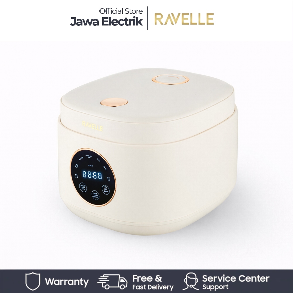 RAVELLE Rice Cooker Digital Low Carbo 3 Liter -Penanak Nasi - Low Watt