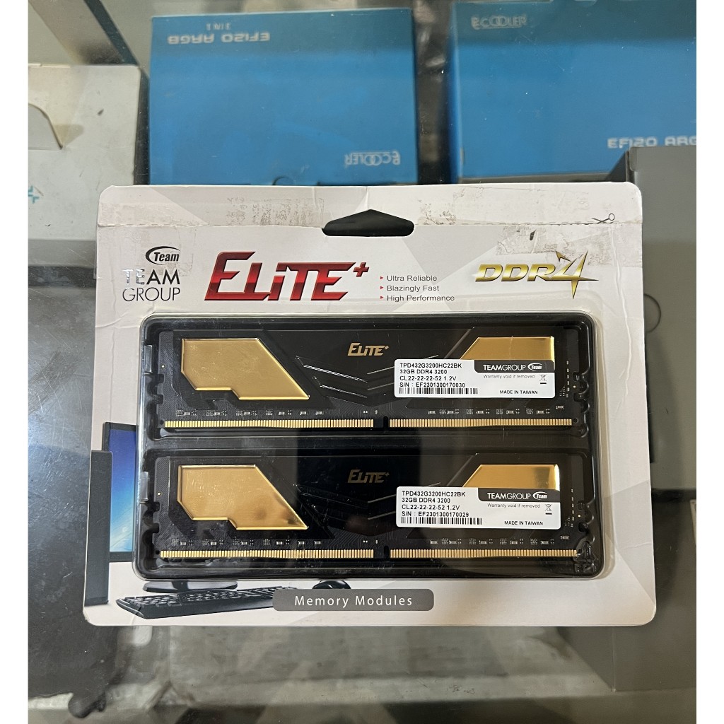 Team Elite +  DDR4 64GB (2x32GB) 3200MHz