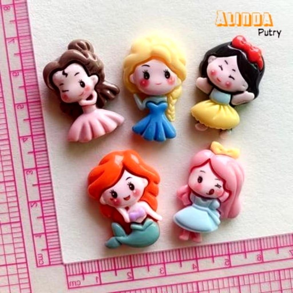 clay resin diy karakter princess clay resin diy inpor murah
