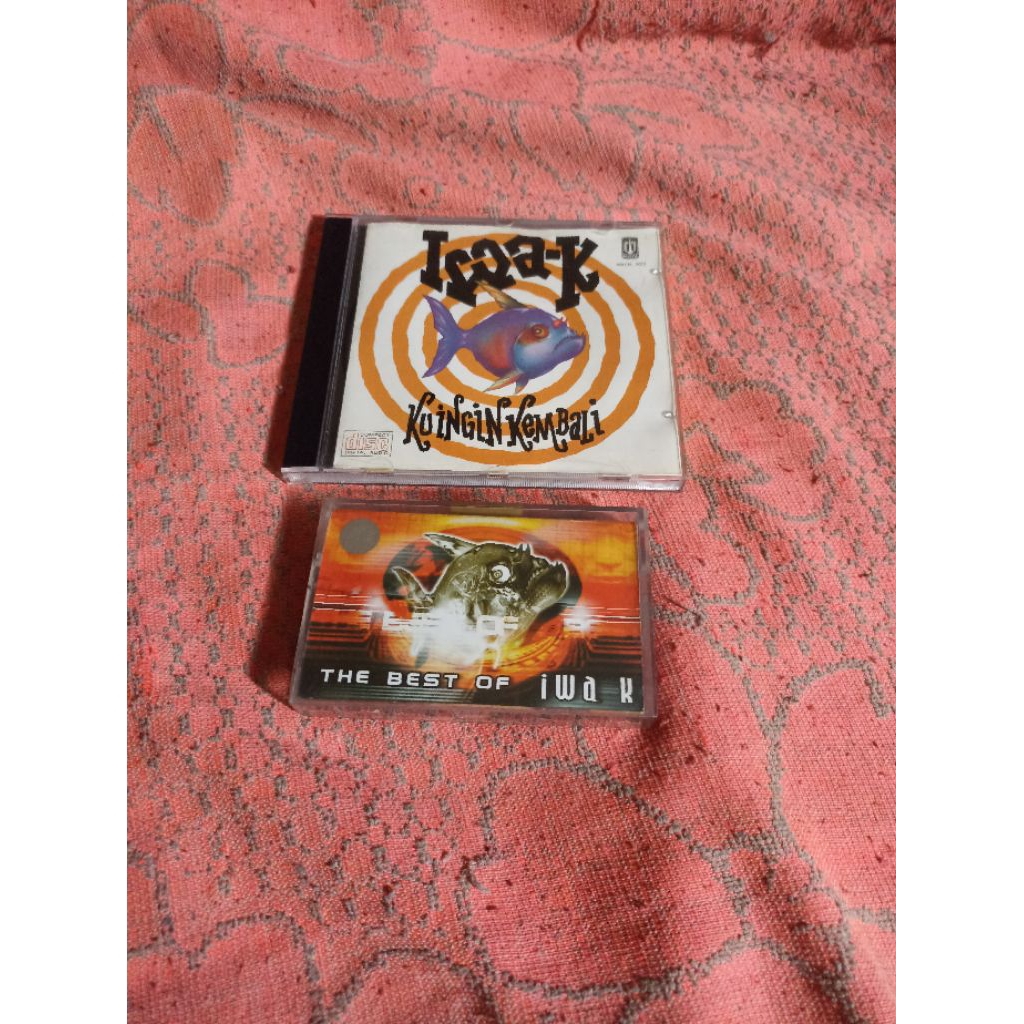 Varian Iwa K : Cd Kaset Lawas Langka Tidak Ada Coretan