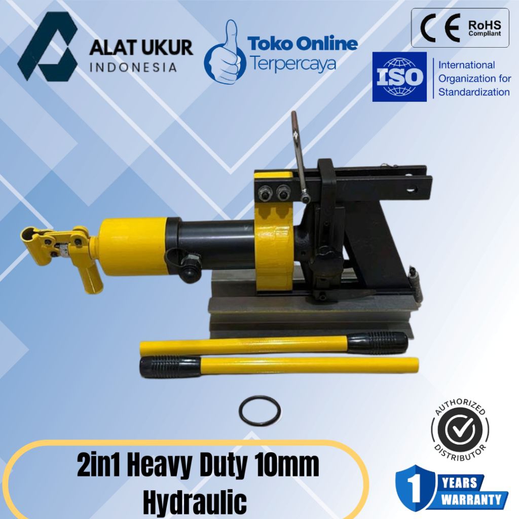 2in1 Heavy Duty 10mm Hydraulic Busbar Bending Manual dan Electric ZCB-150D Bender Tekuk Penekuk Hidr
