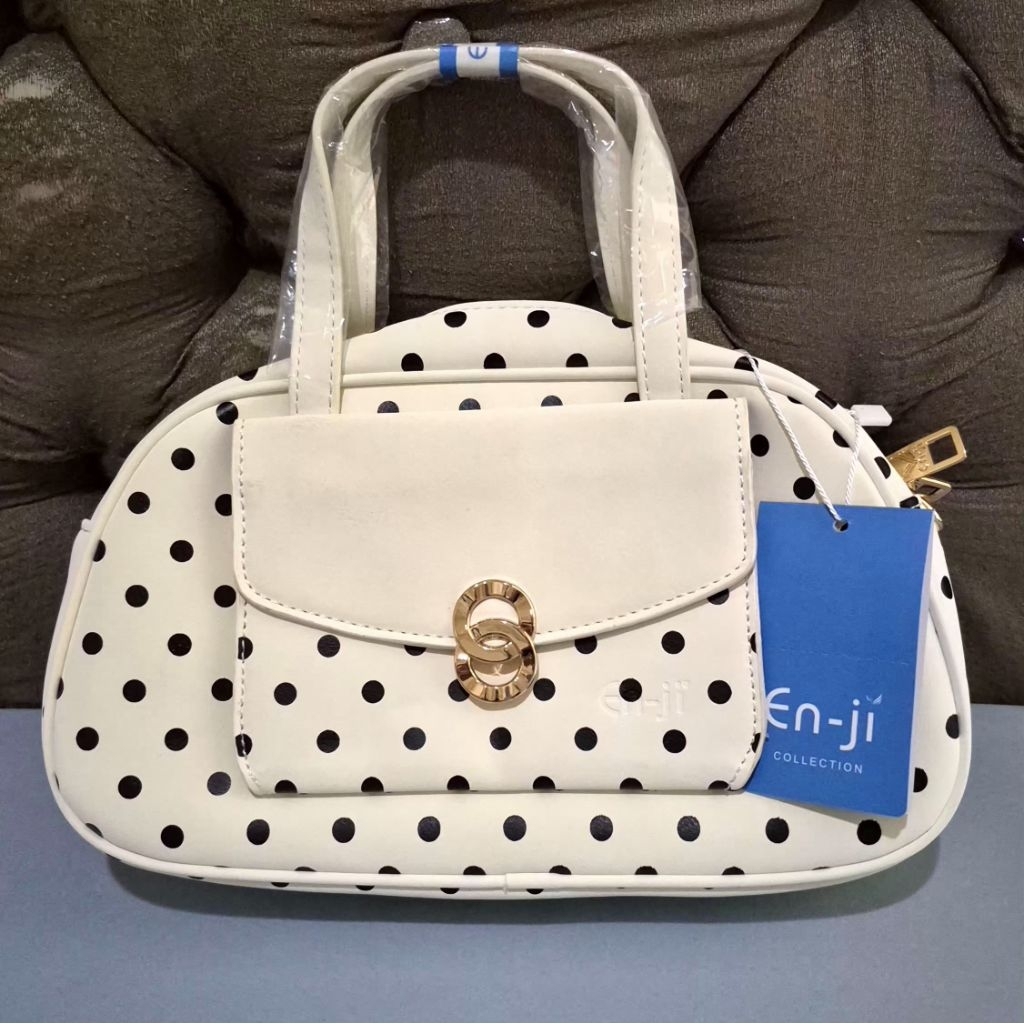 Tas Enji Minara Handbag - Ivory
