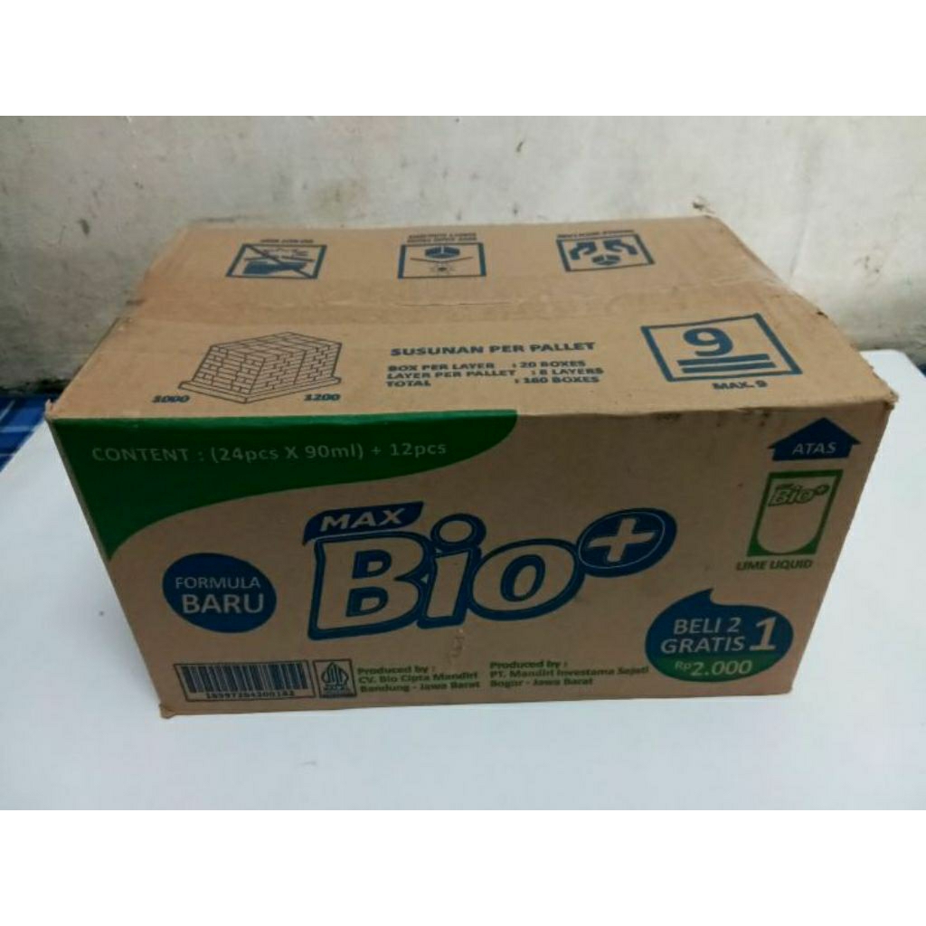 [ 1 DUS  ] SABUN CUCI PIRING max bio+ 90ml 1 karton isi 36pcs