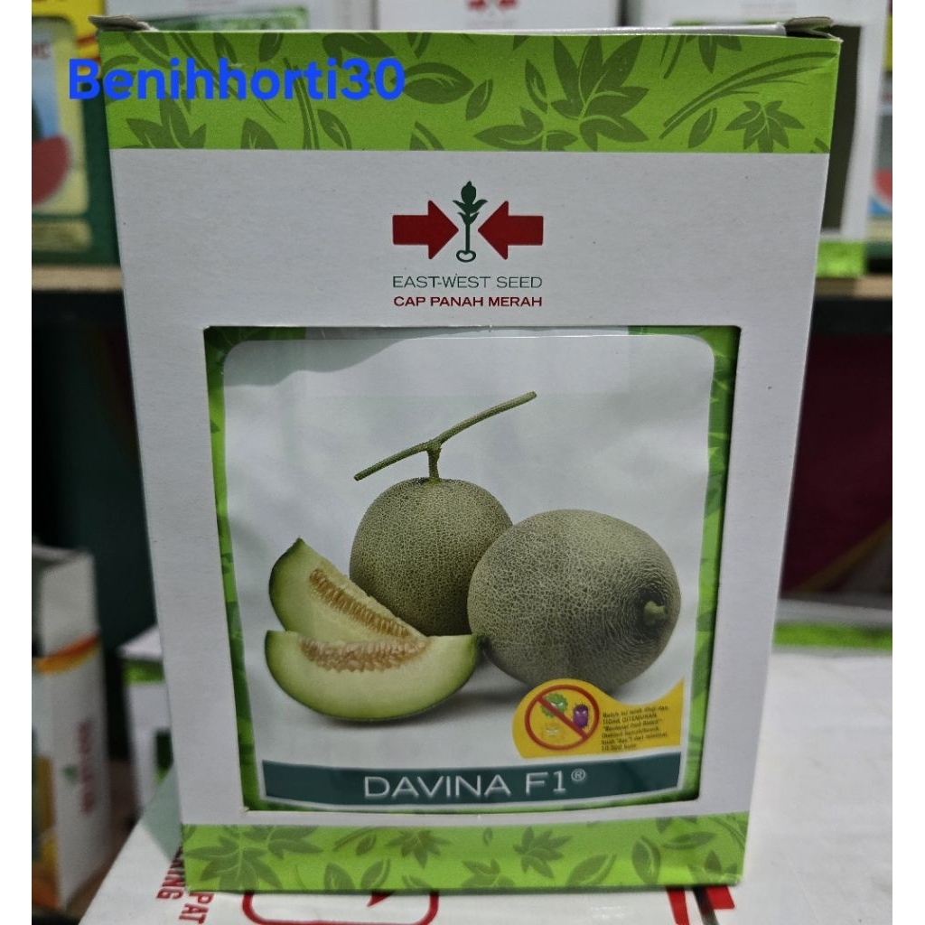 1 Kotak/ 10 Bungkus Benih Melon Davina F1 500 butir