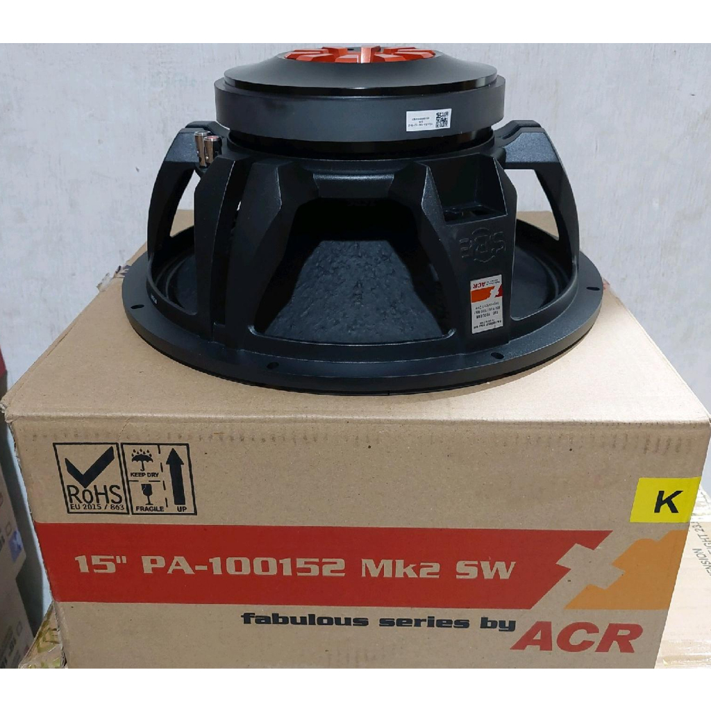 Speaker ACR Fabulous 15 Inch PA 100152MK2SW / Speaker ACR 15 inch Fabulous PA 100152 MK2 SW ACR
