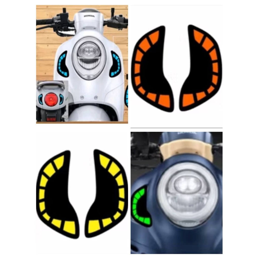 sticker lampu sein Scoopy 2020/2023