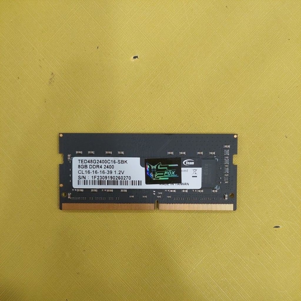 Ram Team Group 8GB DDR4 2400 copotan laptop