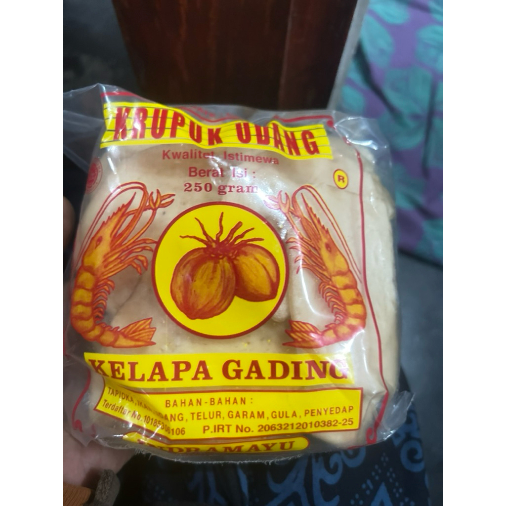 krupuk udang/krupuk udang instant/ krupuk udang cap kelapa gading