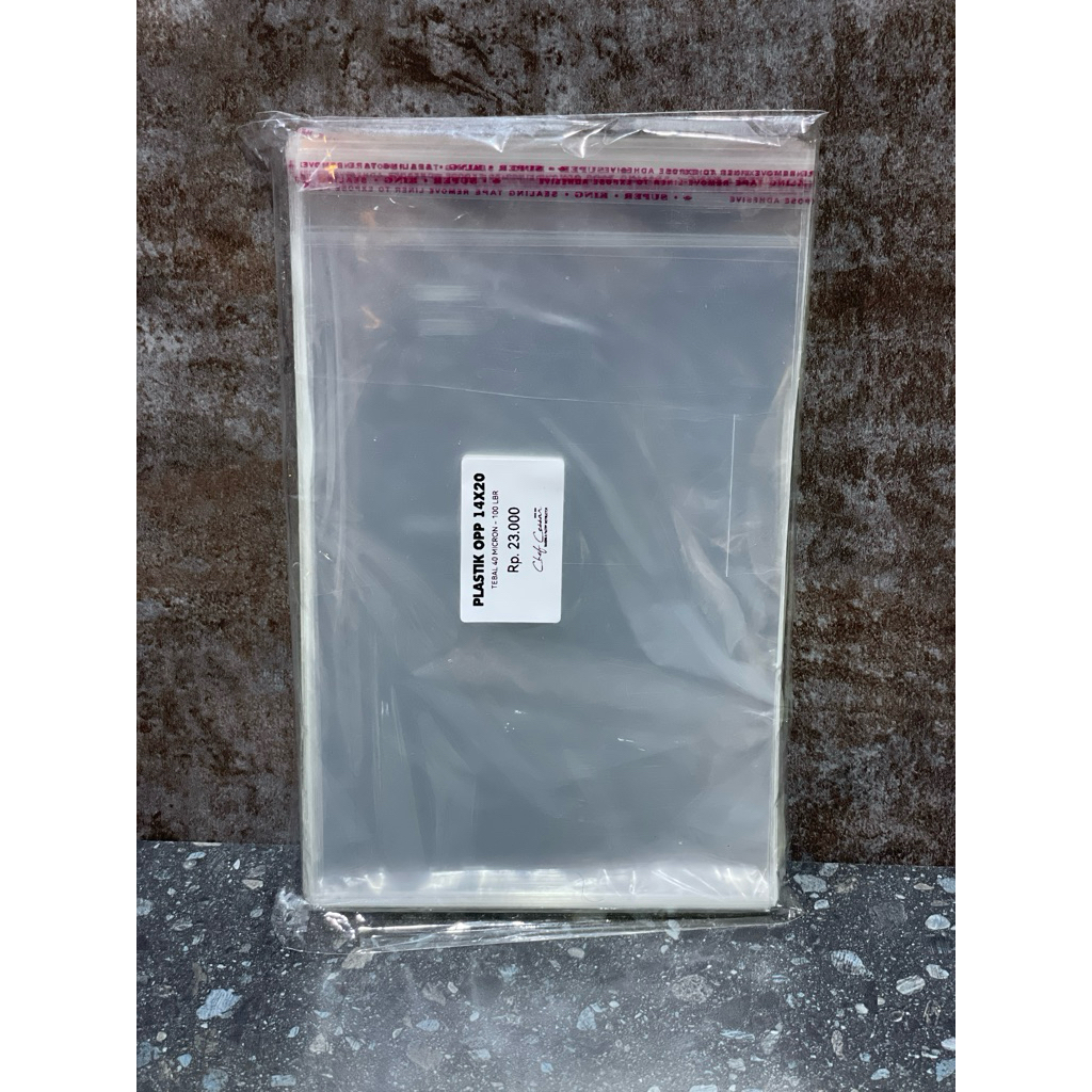 Plastik OPP Tebal 14x20 cm