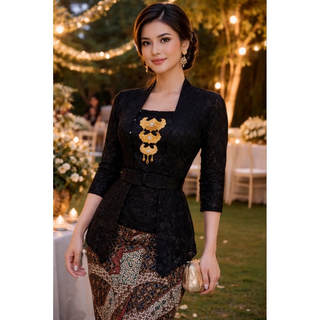 LIMITED KEBAYA MODERN KEBAYA KUTUBARU DAN KARTINI MODERN BROKAT SEMI PRANCIS LAPIS FULL FURING KATUN