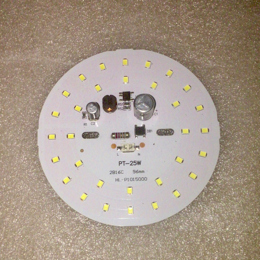 pcb led ac pt 25watt d96mm