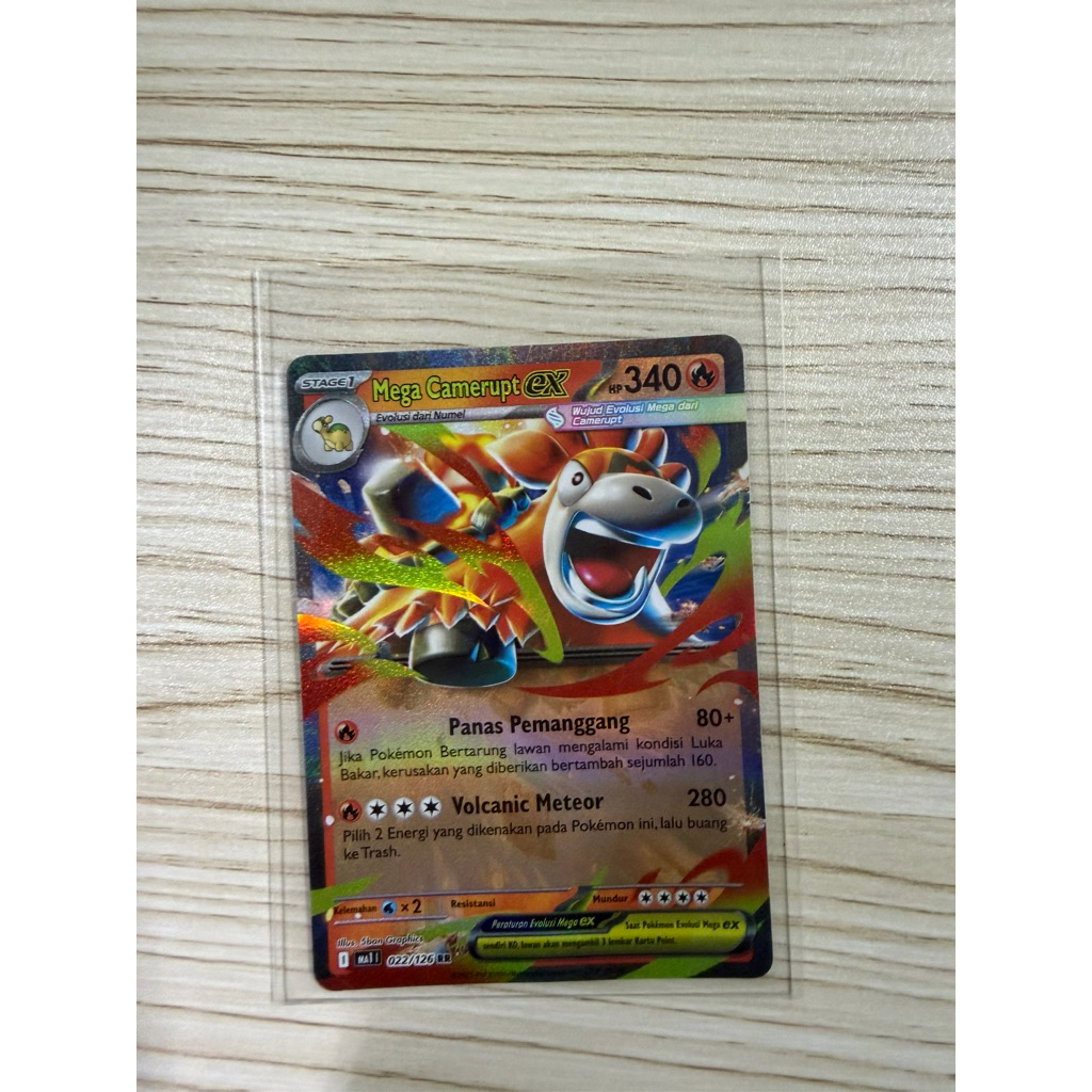 Mega Camerupt EX RR Pokemon
