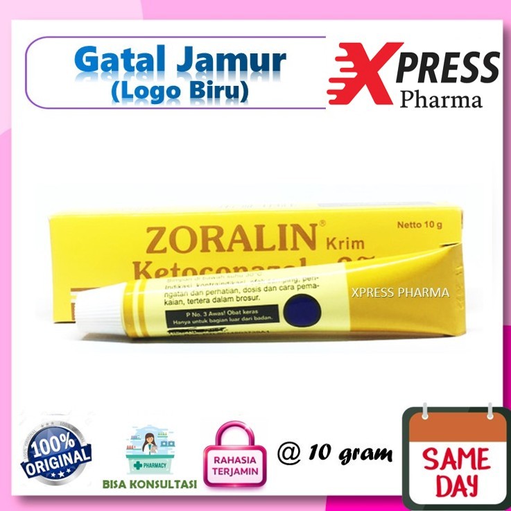 XPRESS  ZORALIN CREAM Obat Gatal Jamur Salep Krim Zoraline Soraline Soralin Zk