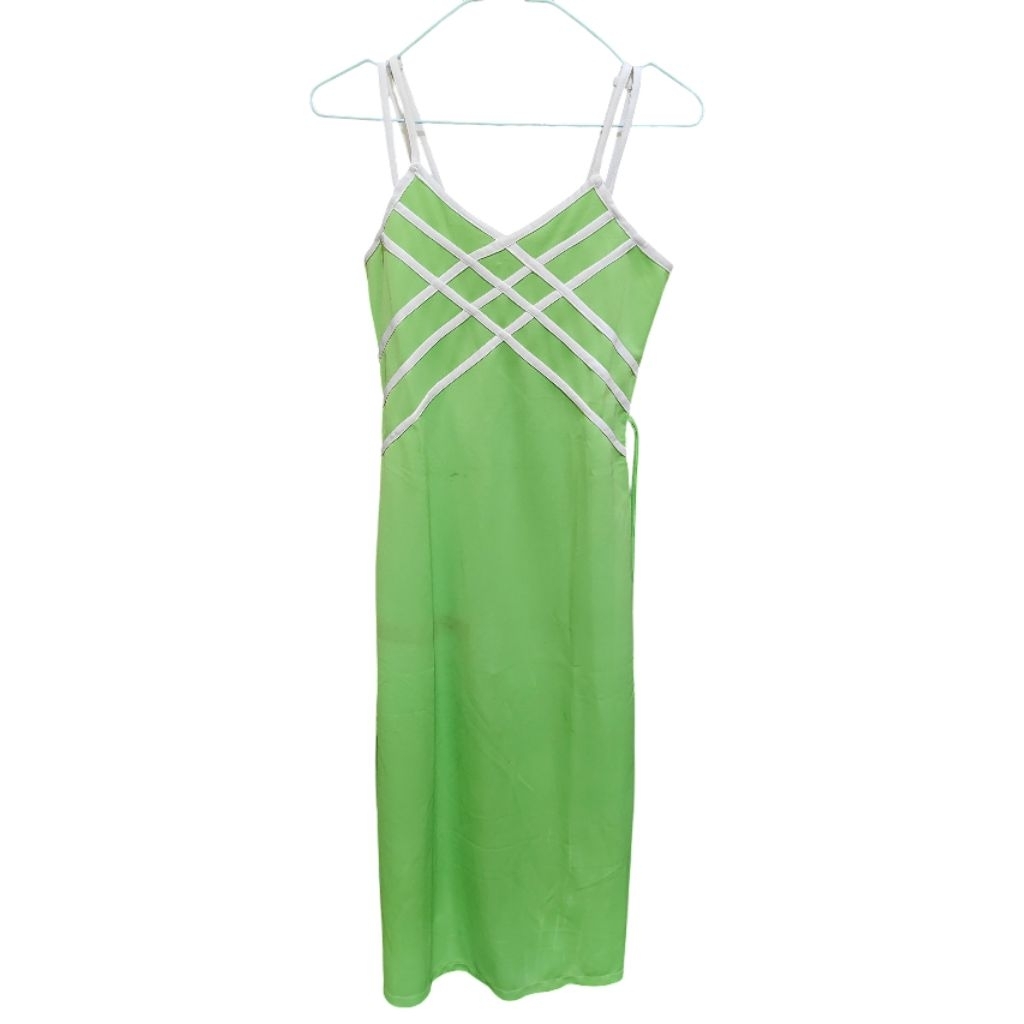 Dress Hijau Neon