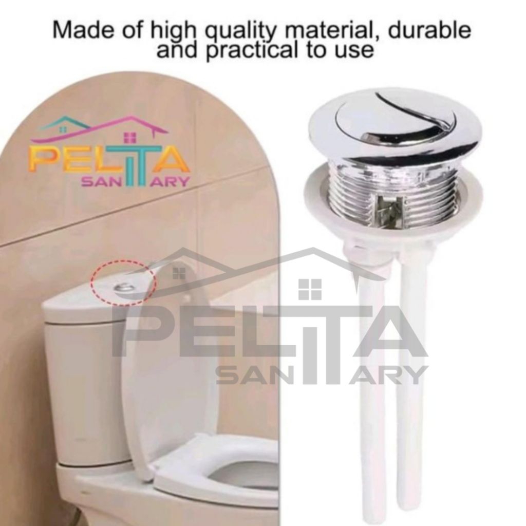 Tombol Closet Duduk Dual Flush Universal / Pencetan Kloset Duduk Dual Flush Toilet Toto