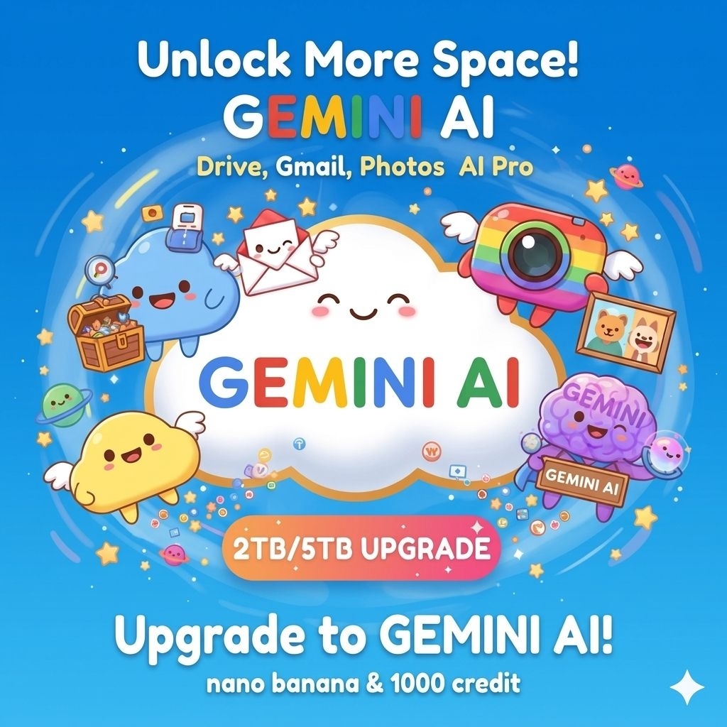 UpgradePro. Gemini+Flow+1000credit+AI