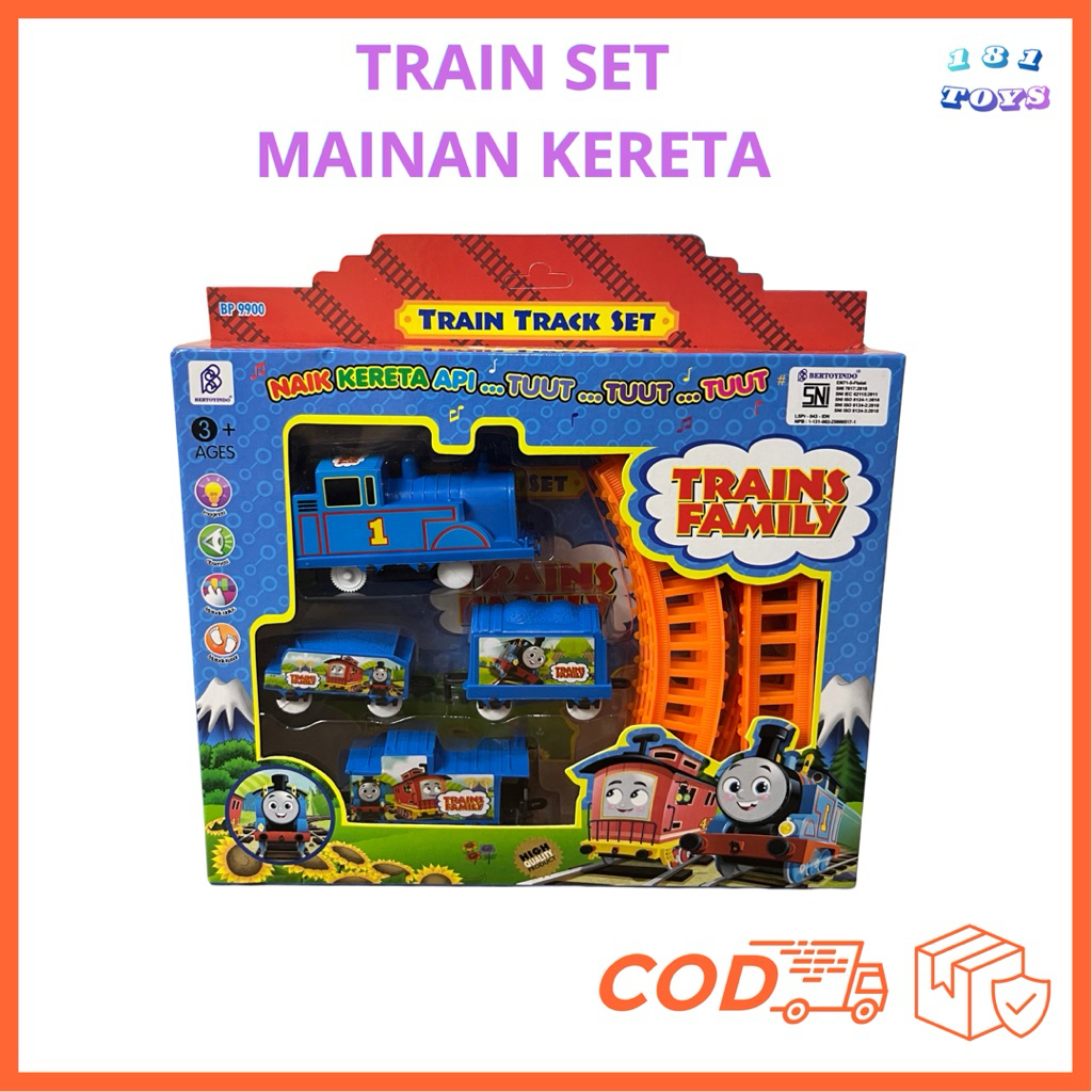 Mainan Kereta Api Thomas Set / Kereta Thomas Set
