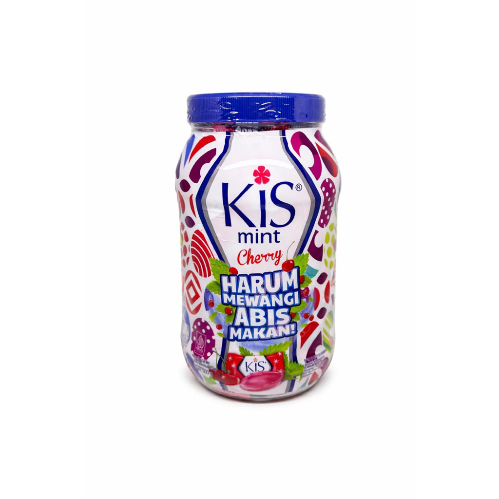PERMEN KIS JAR 1 TOPLES ISI 200 PCS RASA CHERRY / 1 KARTON ISI 6 TOPLES Cheri Manis