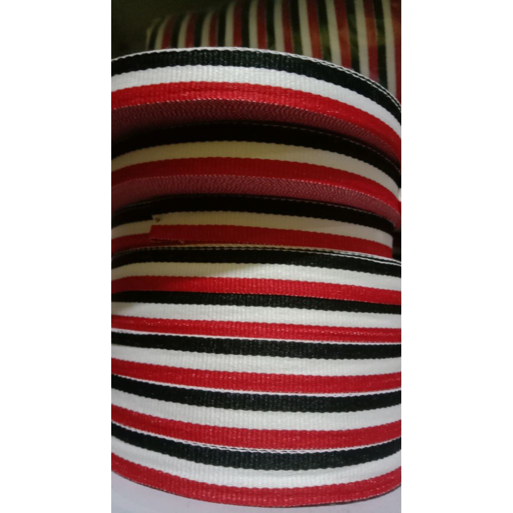 Pita Bendera 1cm/2cm lis clana baju