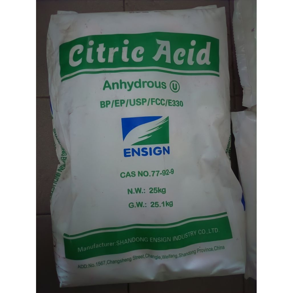 Citric acid anhydrous, Citric acid anhydrous kiloan, Citric acid anhy drous Food Grade kiloan, Citri