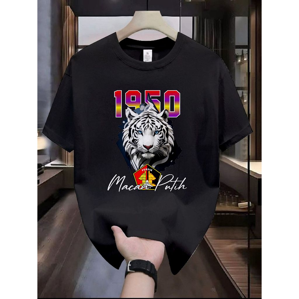 Kaos Persik Kediri 1950 / kaos macan putih