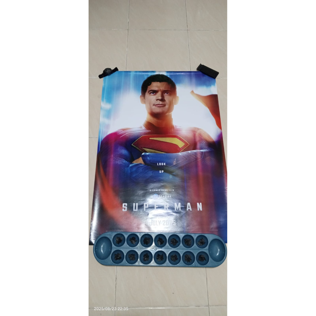 POSTER ORIGINAL MOVIE - FILM SUPERMAN - EX BIOSKOP
