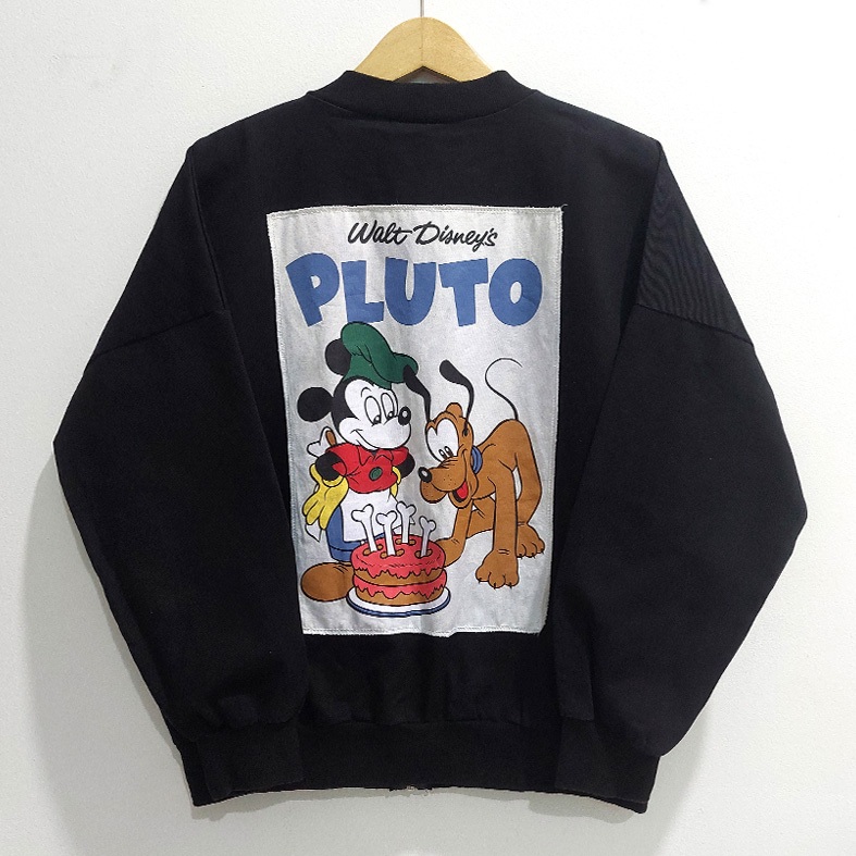 Vintage INK x Walt Disney Pluto Bomber Denim Oversize - XXL